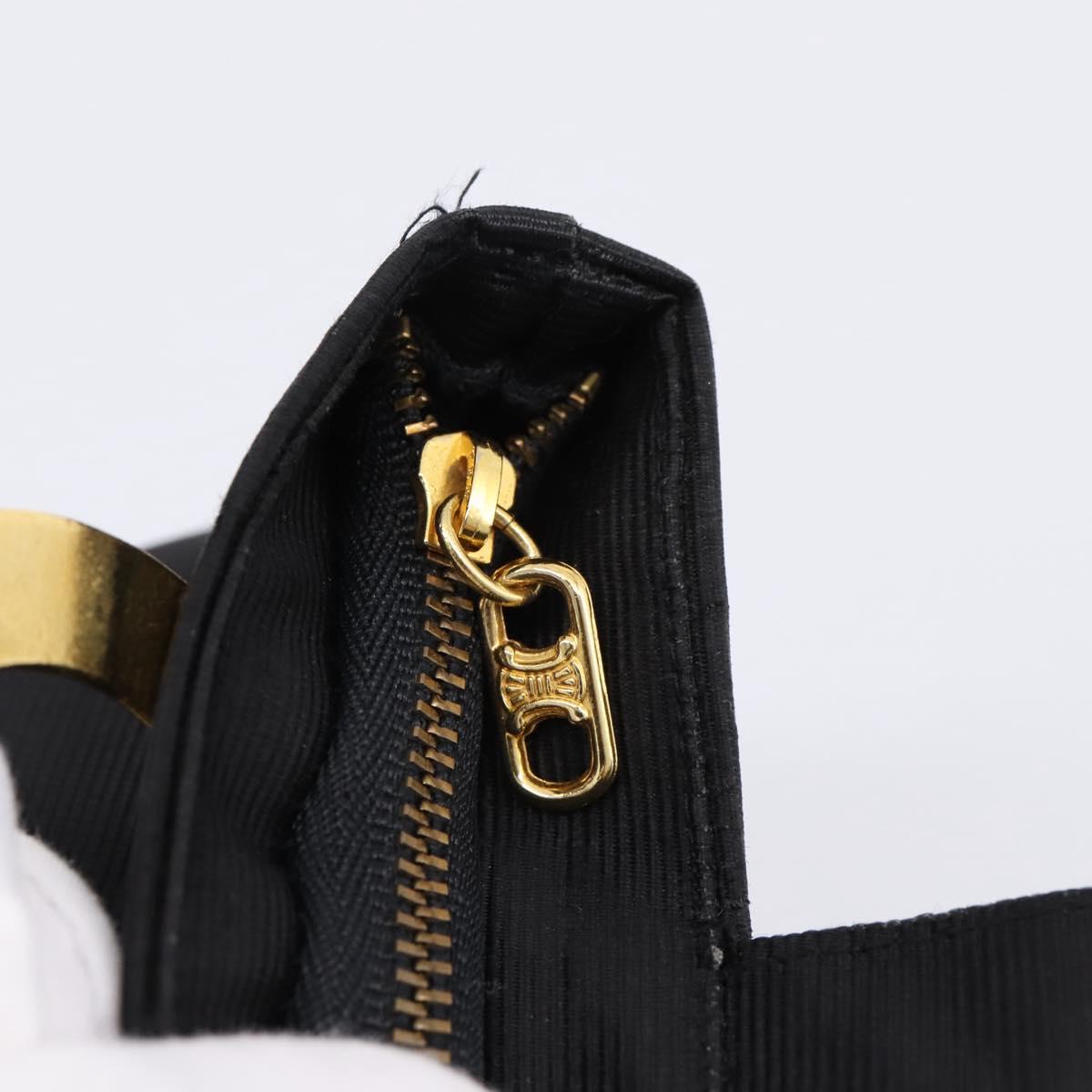 CELINE Pouch Nylon Black Auth 84937