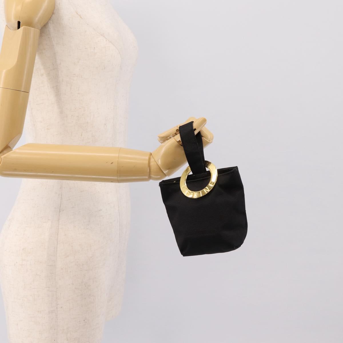 CELINE Pouch Nylon Black Auth 84937