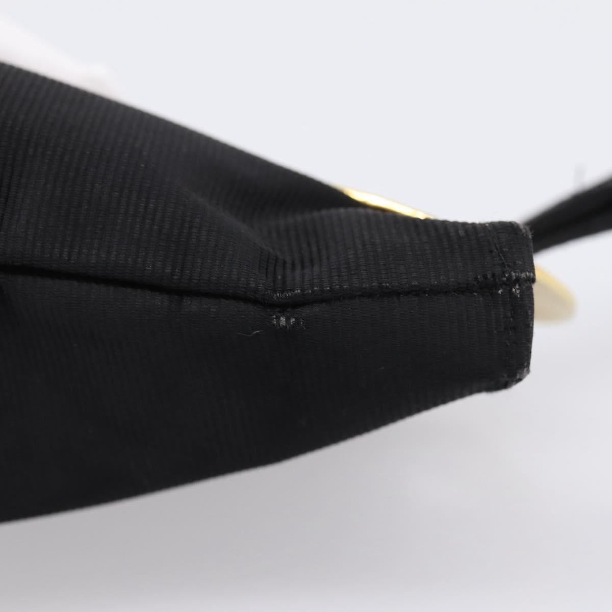 CELINE Pouch Nylon Black Auth 84937