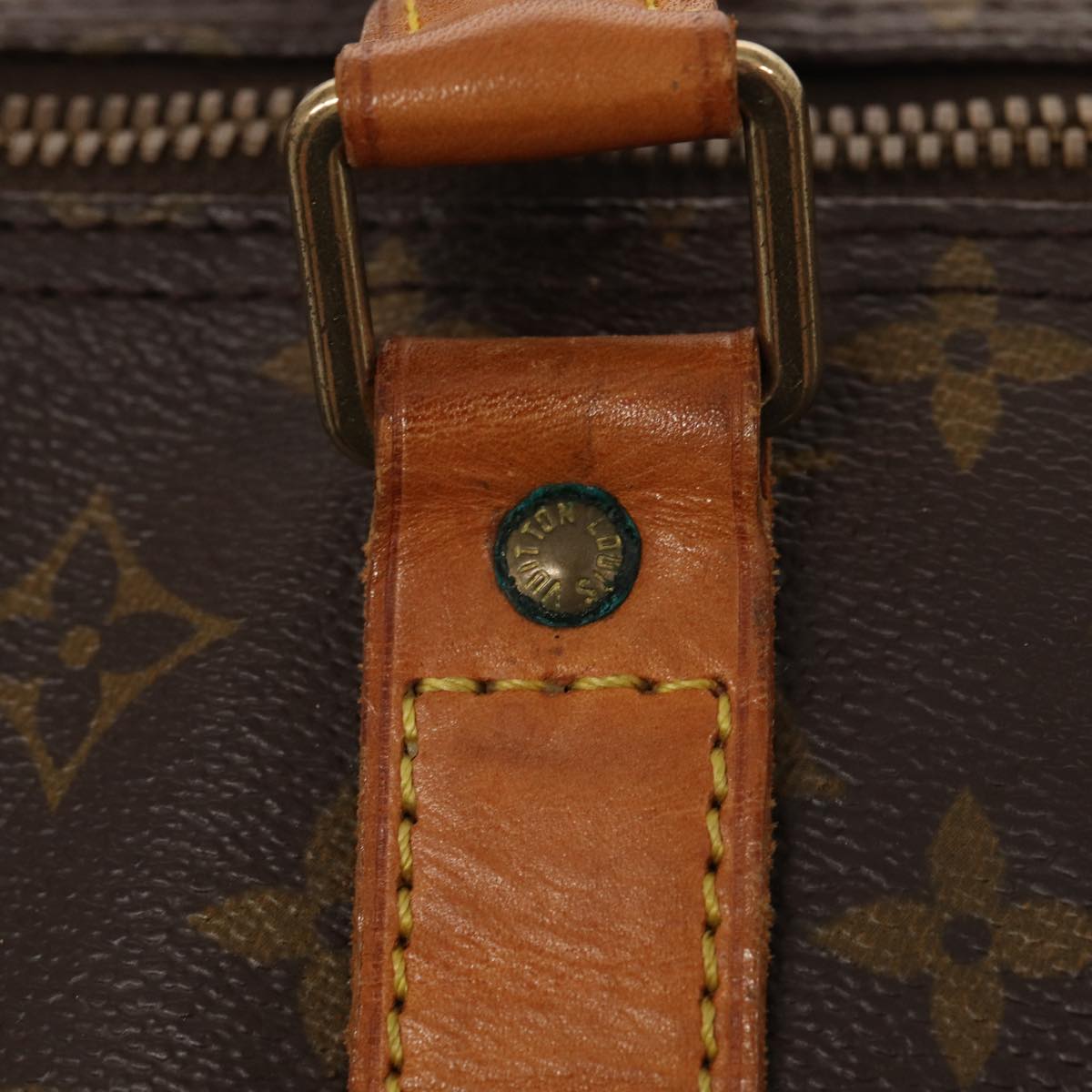 LOUIS VUITTON Monogram Keepall 60 Boston Bag M41422 LV Auth 84971
