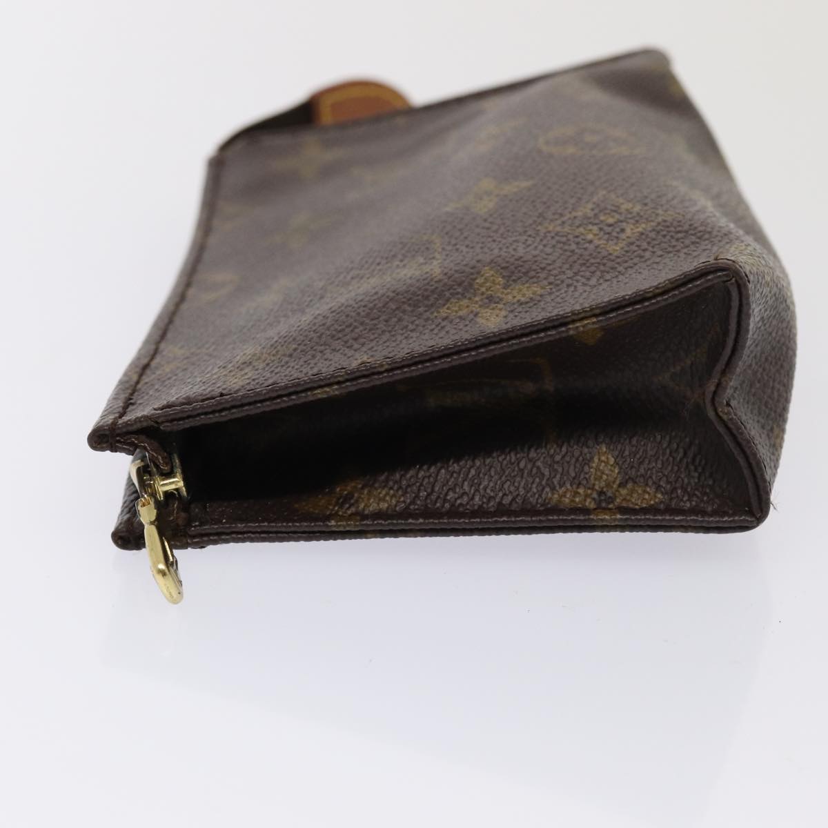 LOUIS VUITTON Monogram Poche Toilette 15 Pouch M47546 LV Auth 84988