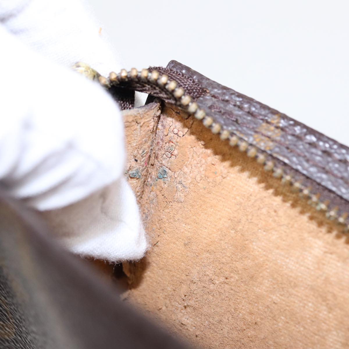 LOUIS VUITTON Monogram Bucket PM Accessory Pouch LV Auth 85074