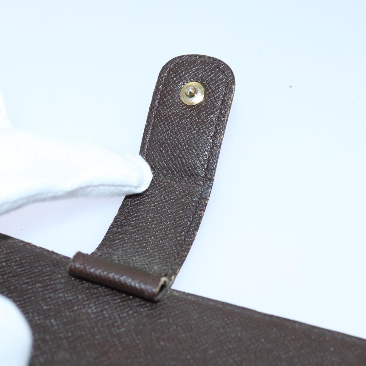 LOUIS VUITTON Damier Ebene Agenda MM Day Planner Cover R20240 LV Auth 85086