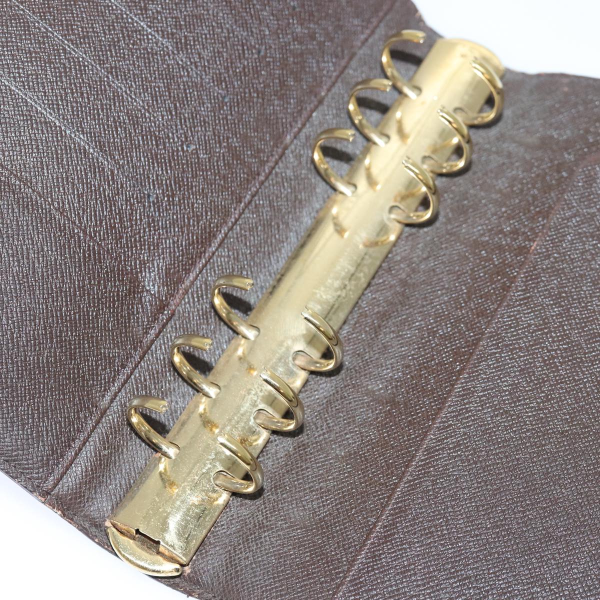 LOUIS VUITTON Damier Ebene Agenda MM Day Planner Cover R20240 LV Auth 85086