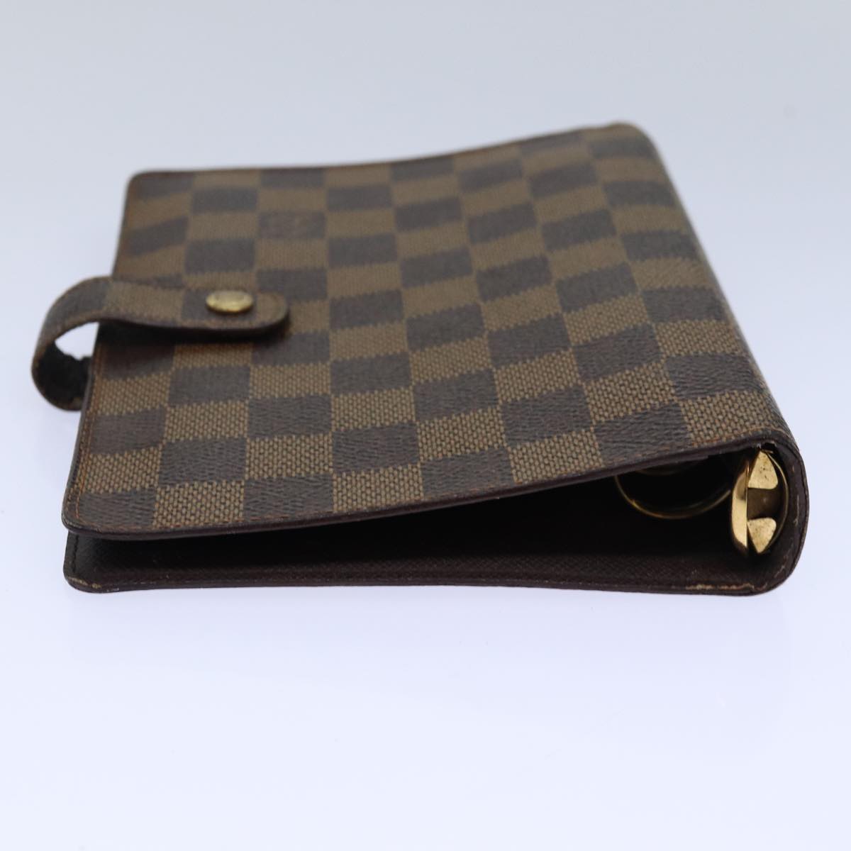 LOUIS VUITTON Damier Ebene Agenda MM Day Planner Cover R20240 LV Auth 85086