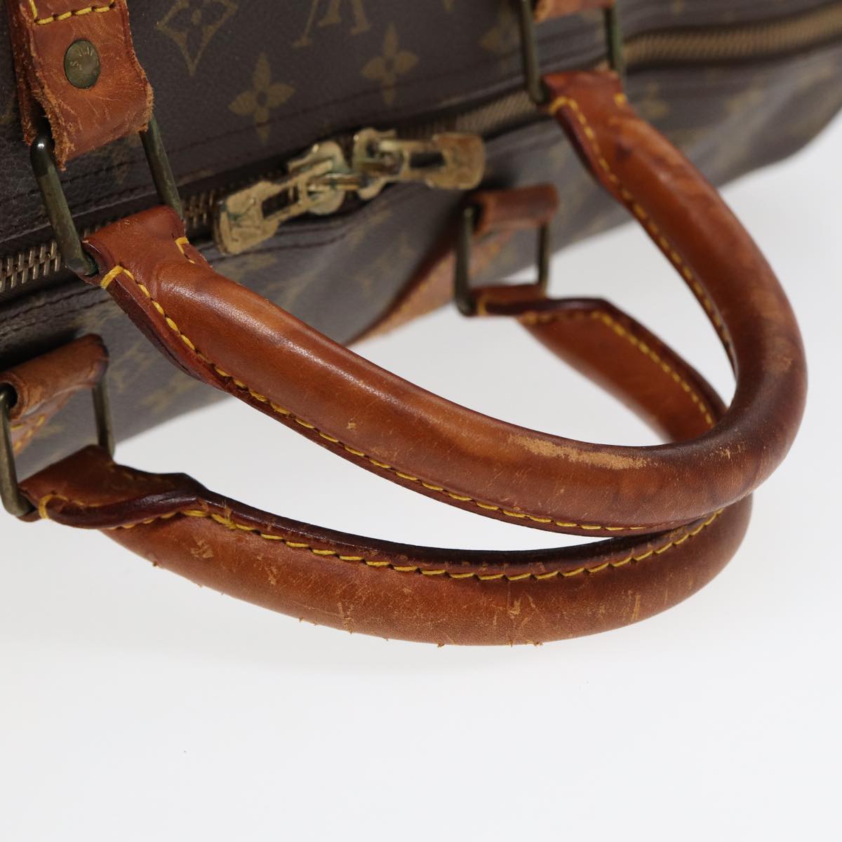 LOUIS VUITTON Monogram Keepall 60 Boston Bag M41422 LV Auth 85116