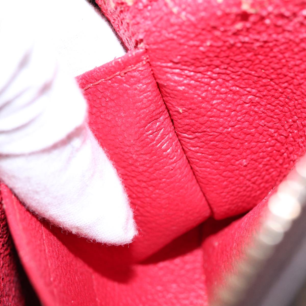 LOUIS VUITTON Damier Ebene Pochette Cosmetic PM Pouch N47516 LV Auth 85176