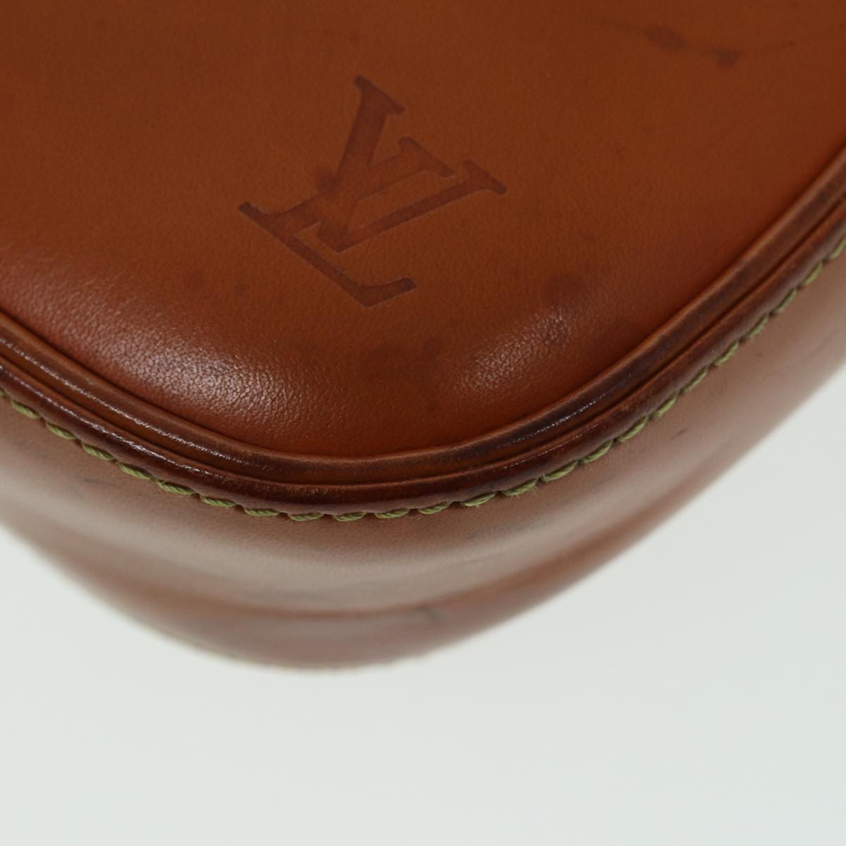 LOUIS VUITTON Nomad Pochette Gange Shoulder Bag Beige LV Auth 85215