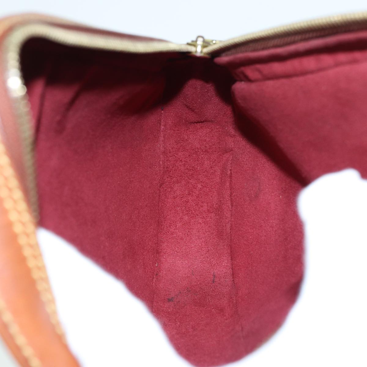 LOUIS VUITTON Nomad Pochette Gange Shoulder Bag Beige LV Auth 85215