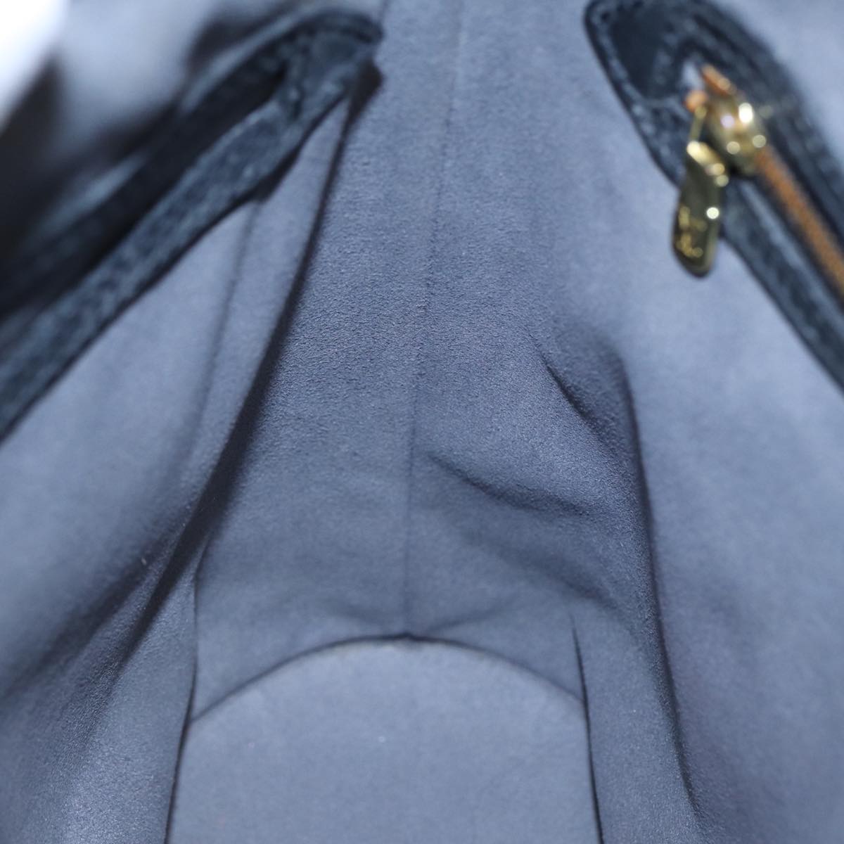 LOUIS VUITTON Epi Bucket PM Shoulder Bag Black M58992 LV Auth 85250