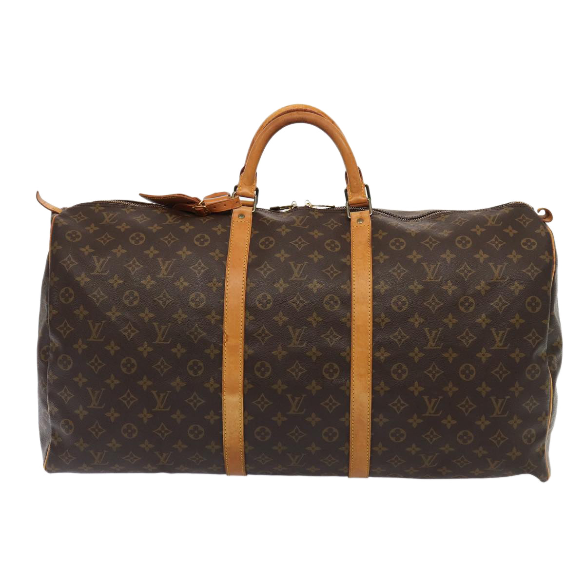 LOUIS VUITTON Monogram Keepall 60 Boston Bag M41422 LV Auth 85275