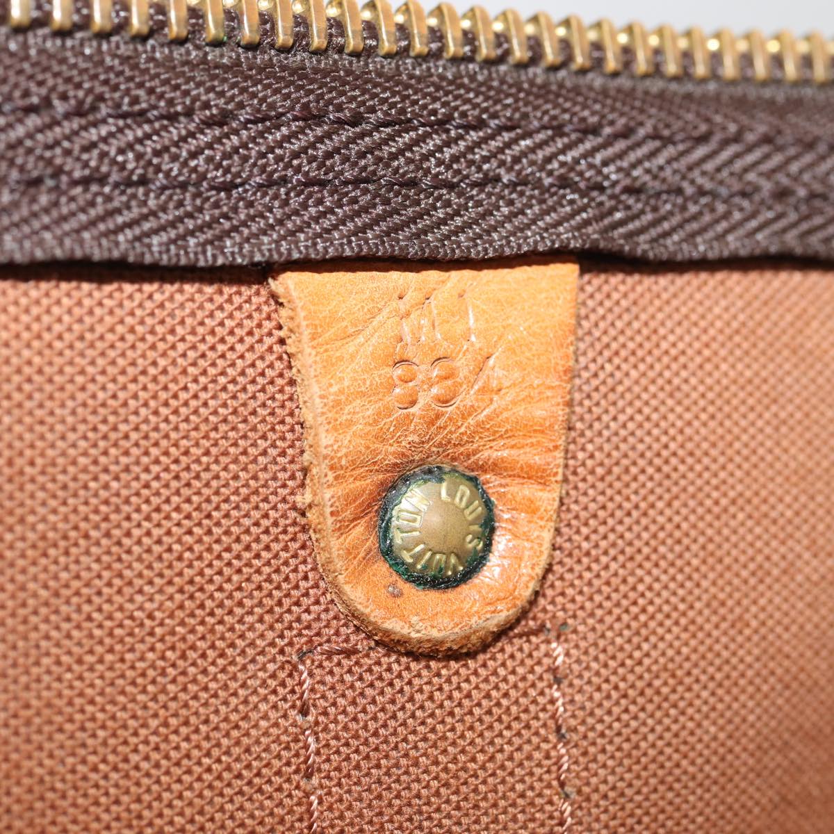 LOUIS VUITTON Monogram Keepall 60 Boston Bag M41422 LV Auth 85275