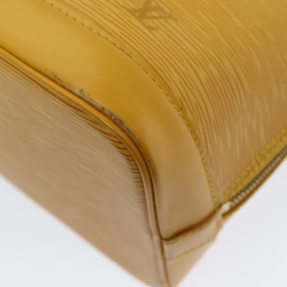 LOUIS VUITTON Epi Alma Hand Bag Yellow M52149 LV Auth 85447