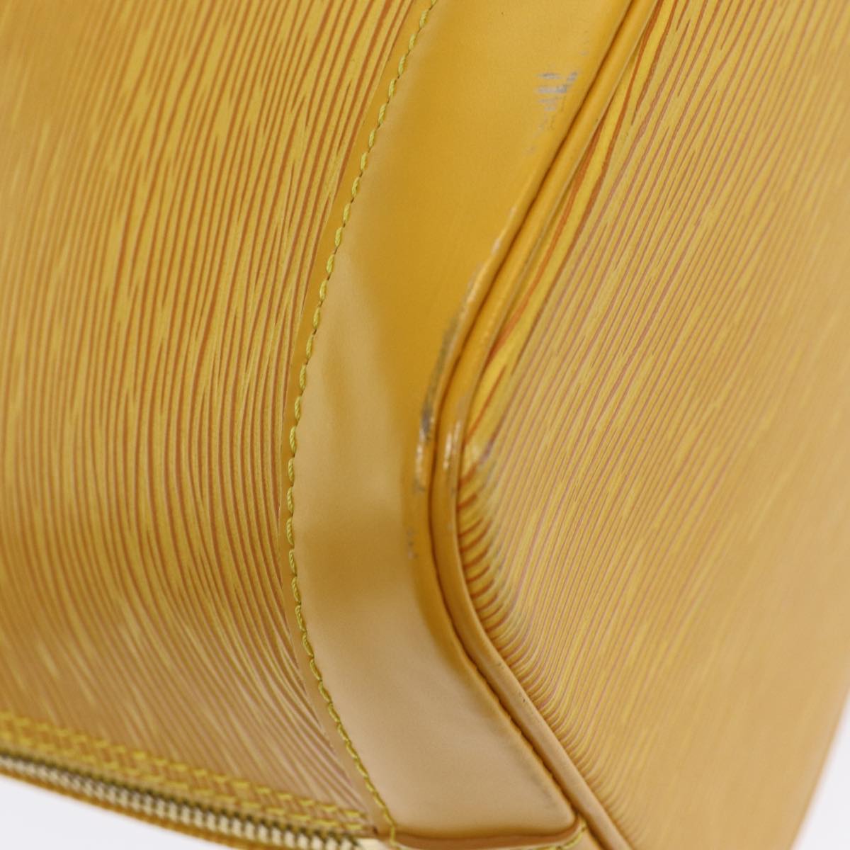 LOUIS VUITTON Epi Alma Hand Bag Yellow M52149 LV Auth 85447