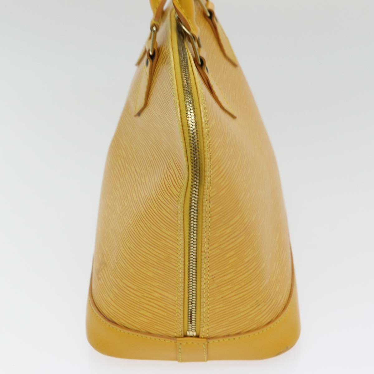 LOUIS VUITTON Epi Alma Hand Bag Yellow M52149 LV Auth 85447