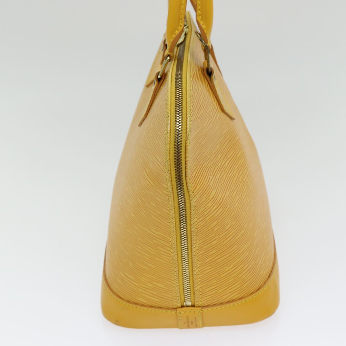 LOUIS VUITTON Epi Alma Hand Bag Yellow M52149 LV Auth 85447