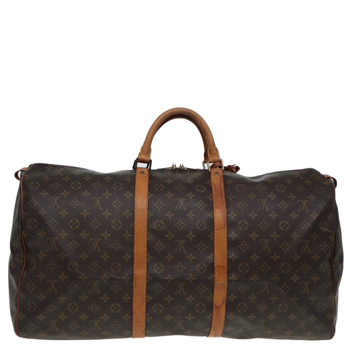 LOUIS VUITTON Monogram Keepall 60 Boston Bag M41422 LV Auth 85460