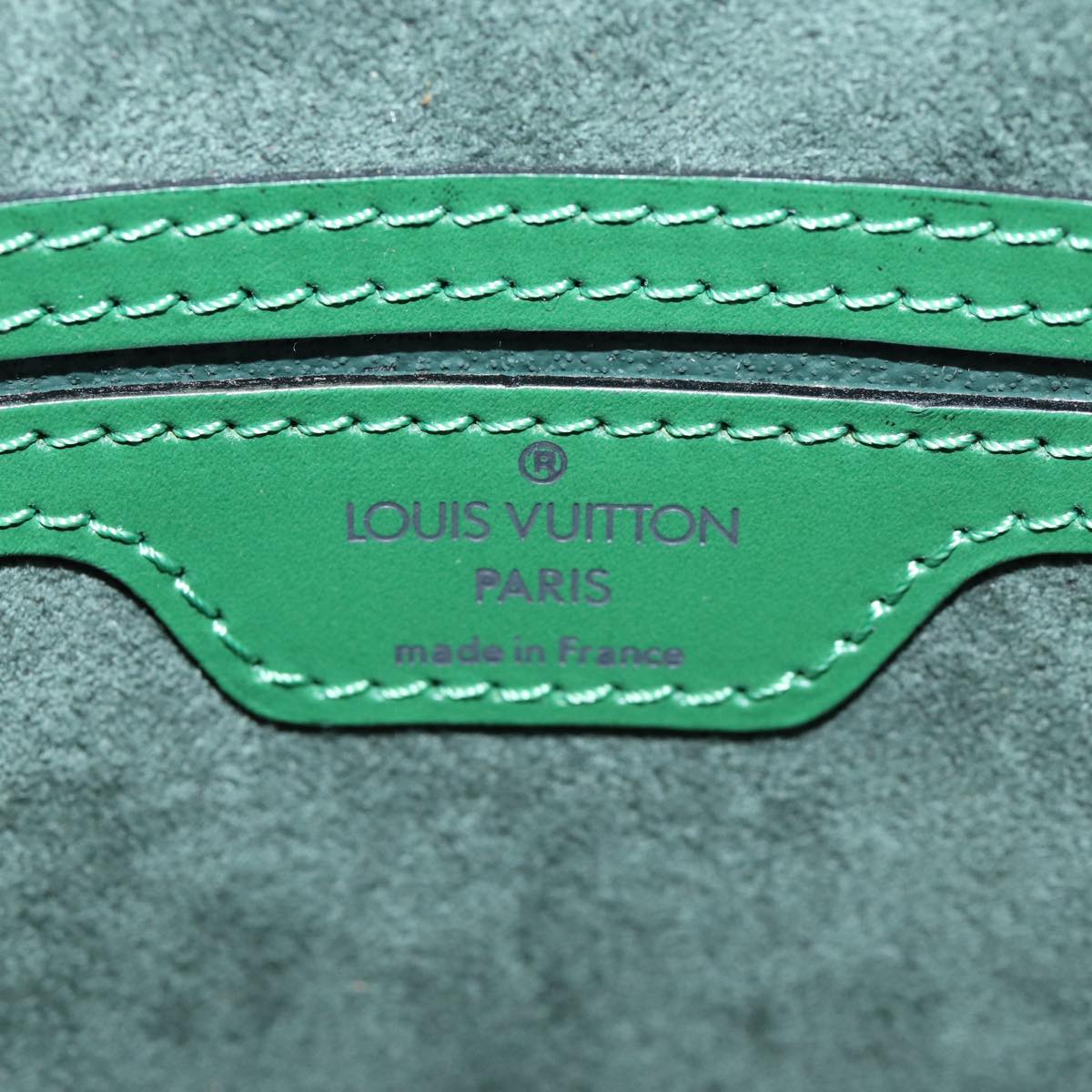 LOUIS VUITTON Epi Mabillon Backpack Green M52234 LV Auth 85593V