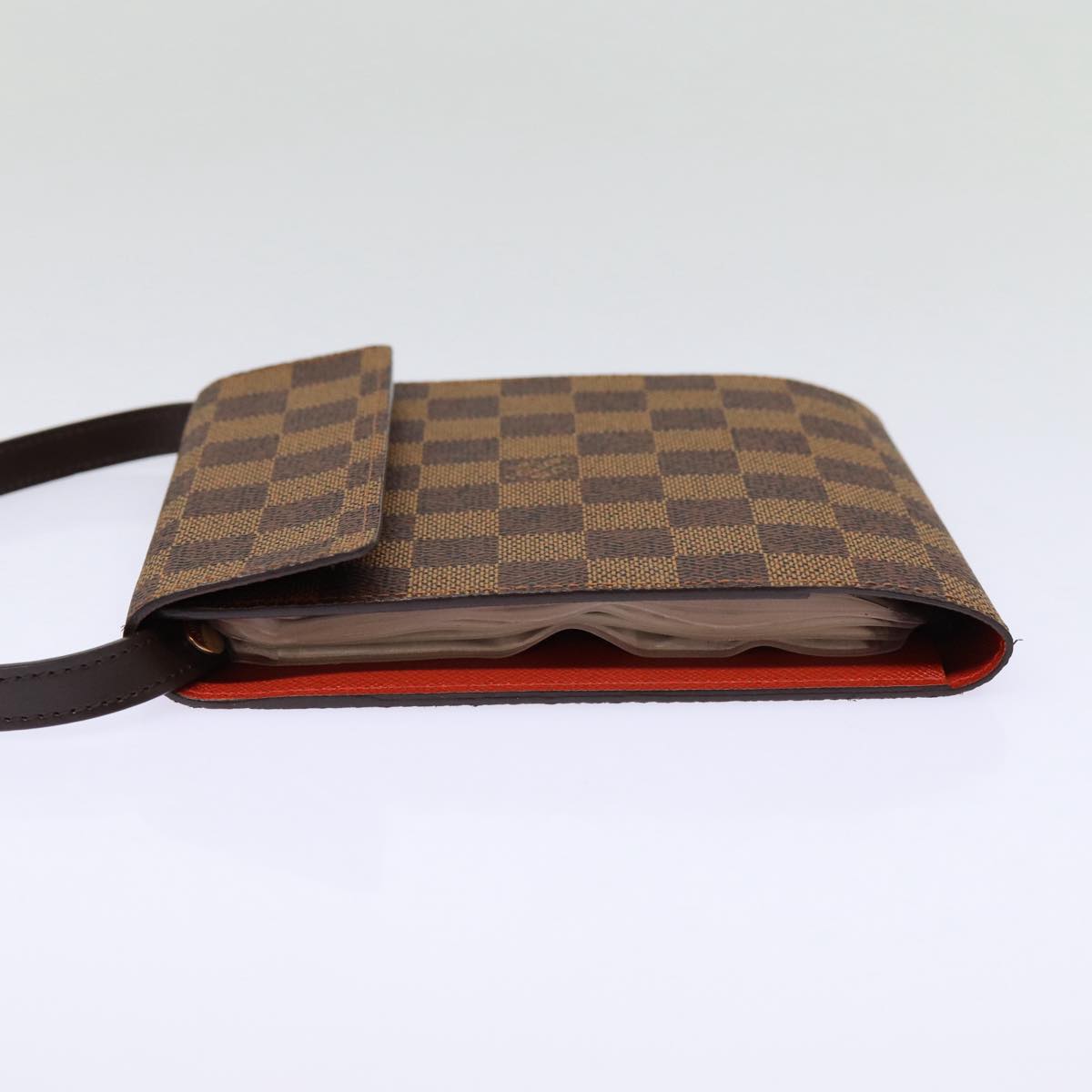 LOUIS VUITTON Damier Ebene CD Case LV Auth 85648