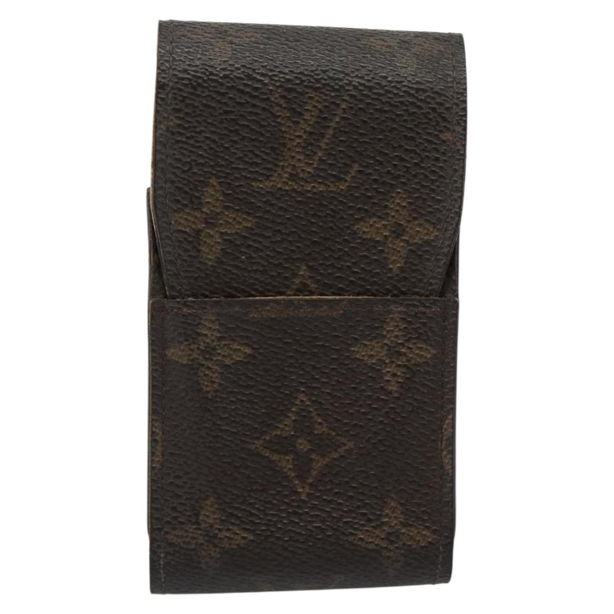 LOUIS VUITTON Monogram Etui Cigarette Cigarette Case 4Set LV Auth 85752