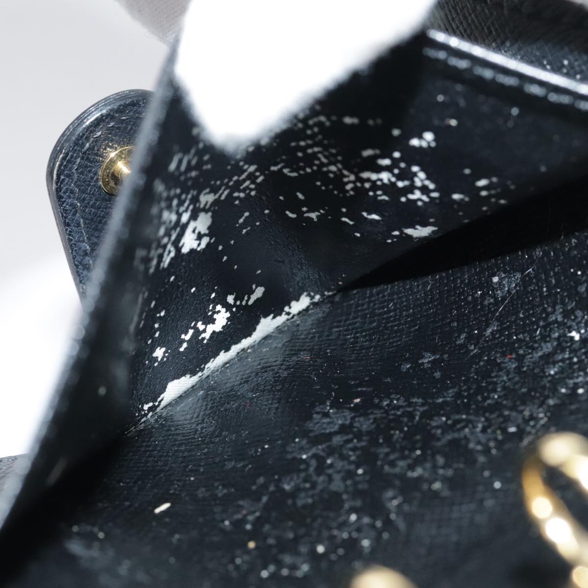 LOUIS VUITTON Epi Agenda PM Day Planner Cover Black R20052 LV Auth 85781