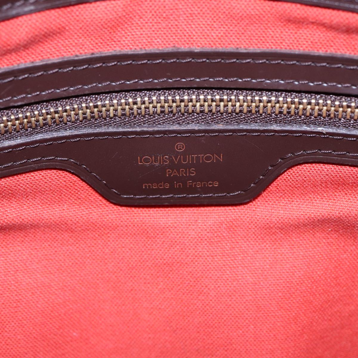 LOUIS VUITTON Damier Ebene Vavin GM Tote Bag N51169 LV Auth 85813V