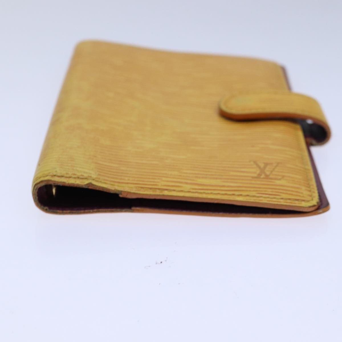 LOUIS VUITTON Epi Agenda PM Day Planner Cover Yellow R20059 LV Auth 85888