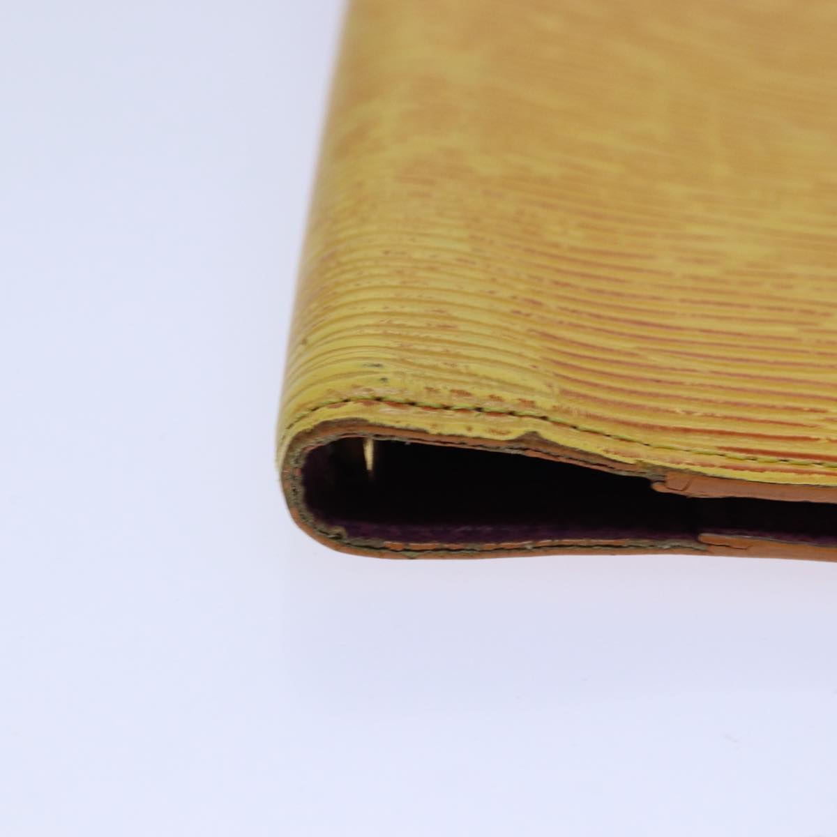 LOUIS VUITTON Epi Agenda PM Day Planner Cover Yellow R20059 LV Auth 85888