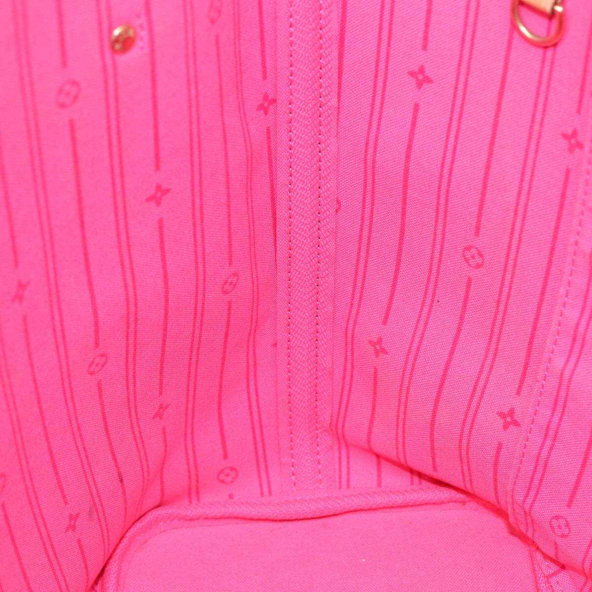 LOUIS VUITTON Monogram Rose Neverfull MM Tote Bag M48613 LV Auth 85918AV