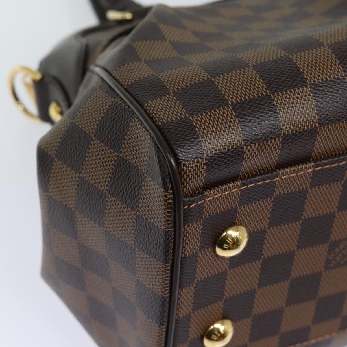 LOUIS VUITTON Damier Ebene Trevi GM Hand Bag 2way N51998 LV Auth 85934SAV