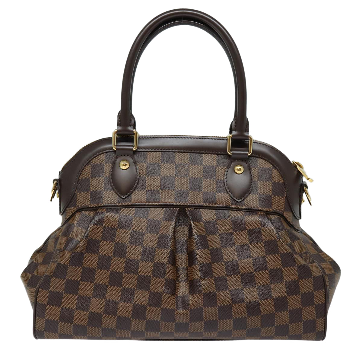LOUIS VUITTON Damier Ebene Trevi GM Hand Bag 2way N51998 LV Auth 85934SAV