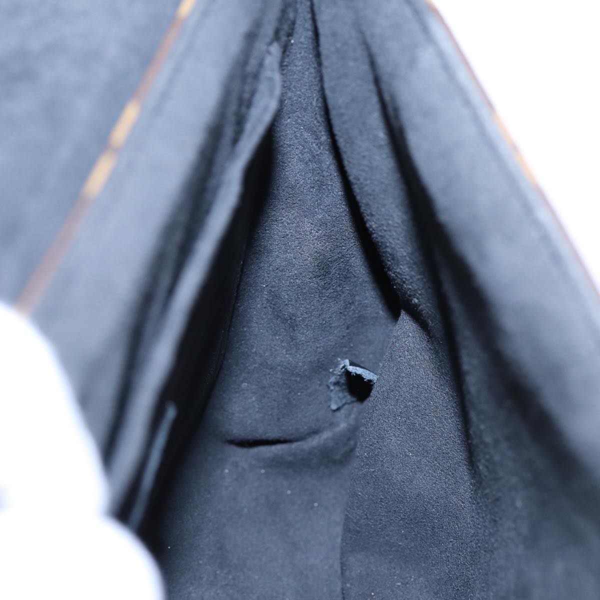 LOUIS VUITTON Monogram Rocky BB Hand Bag 2way Black M44141 LV Auth 85942A