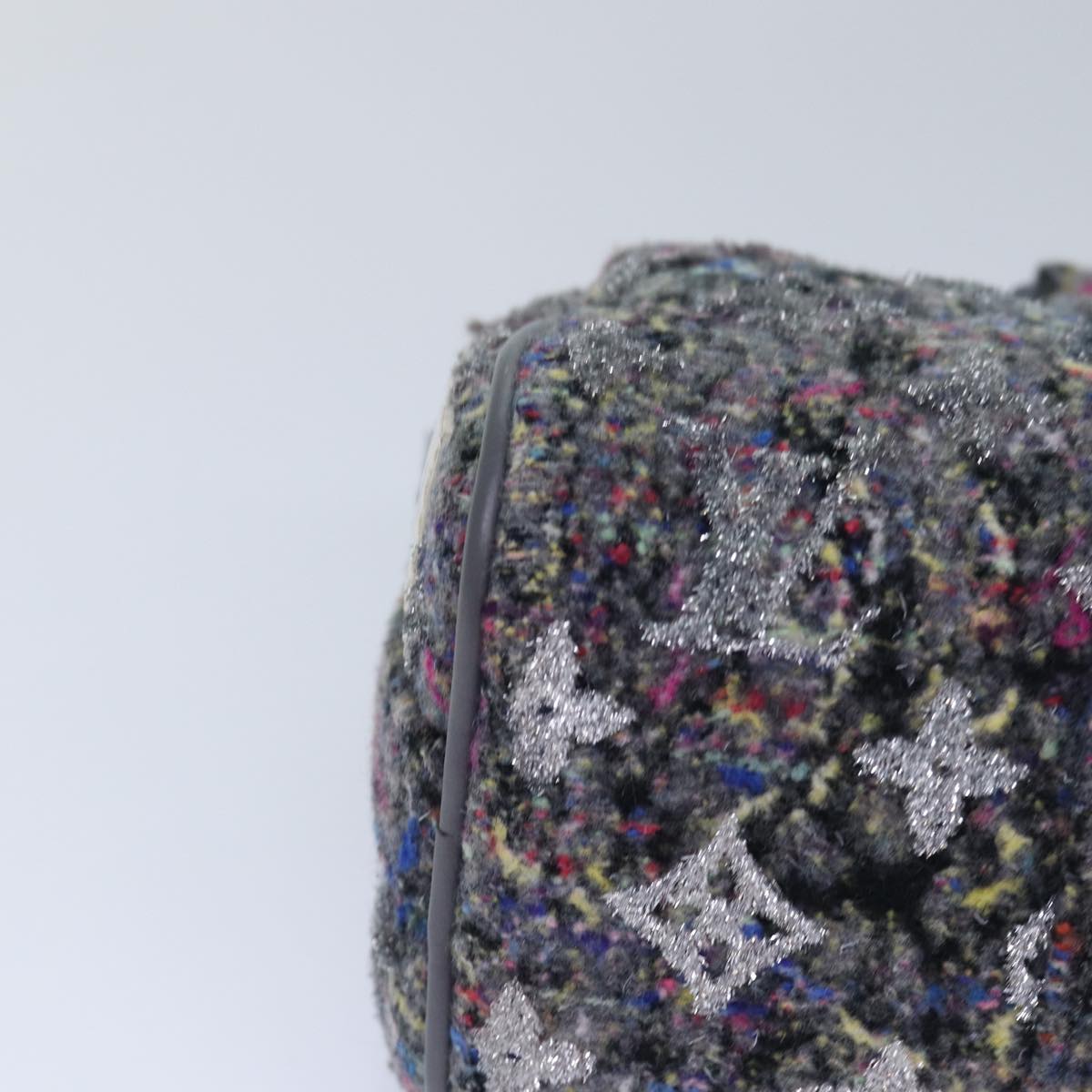 LOUIS VUITTON Monogram Felt Keepall XS Hand Bag Gray M80821 LV Auth 86001SM