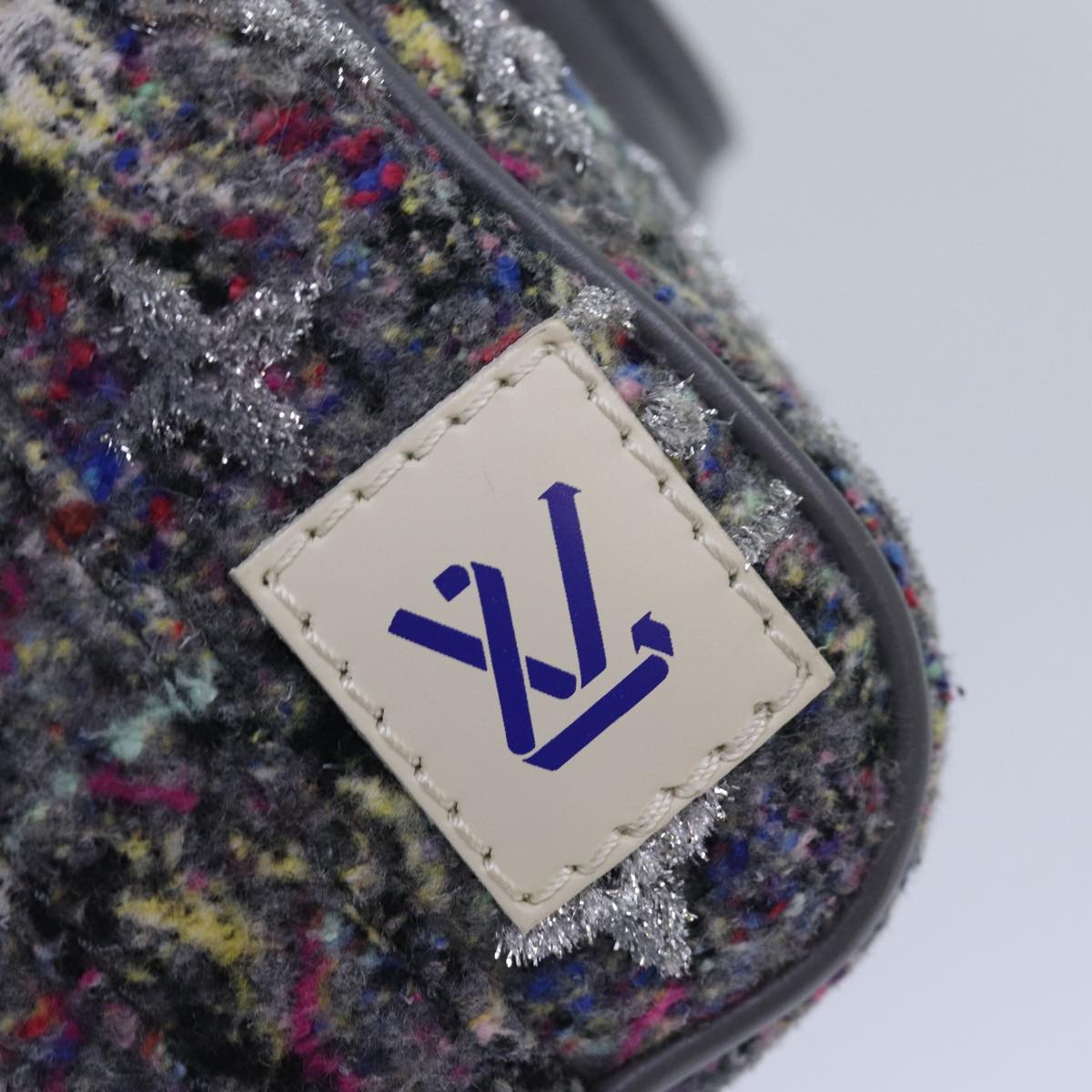 LOUIS VUITTON Monogram Felt Keepall XS Hand Bag Gray M80821 LV Auth 86001SM