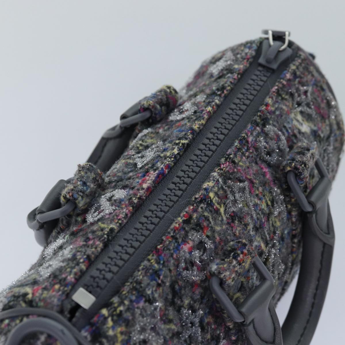 LOUIS VUITTON Monogram Felt Keepall XS Hand Bag Gray M80821 LV Auth 86001SM