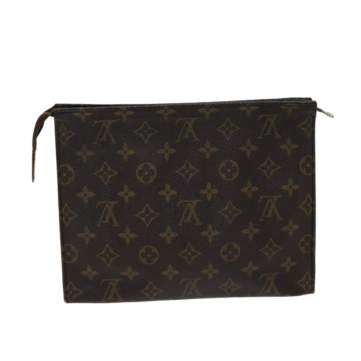 LOUIS VUITTON Monogram Poche Toilette 26 Pouch M47542 LV Auth 86222