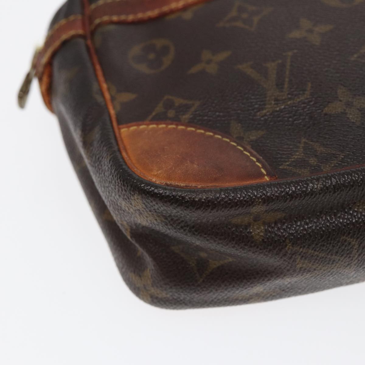 LOUIS VUITTON Monogram Compiegne 28 Clutch Bag M51845 LV Auth 86622