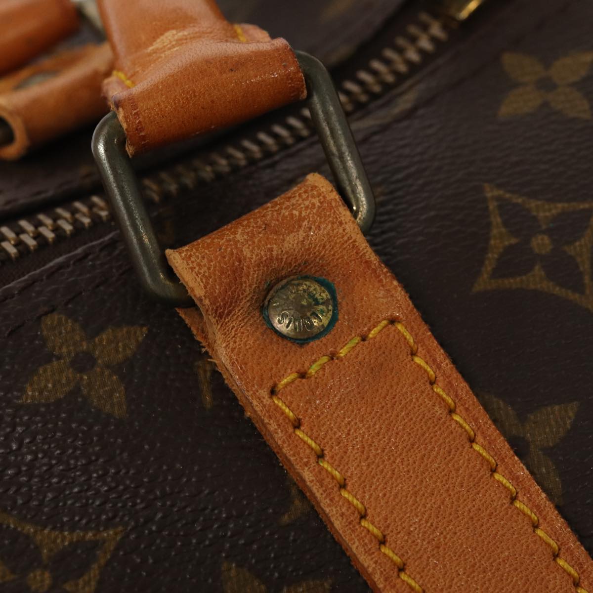 LOUIS VUITTON Monogram Keepall 60 Boston Bag M41422 LV Auth 86740