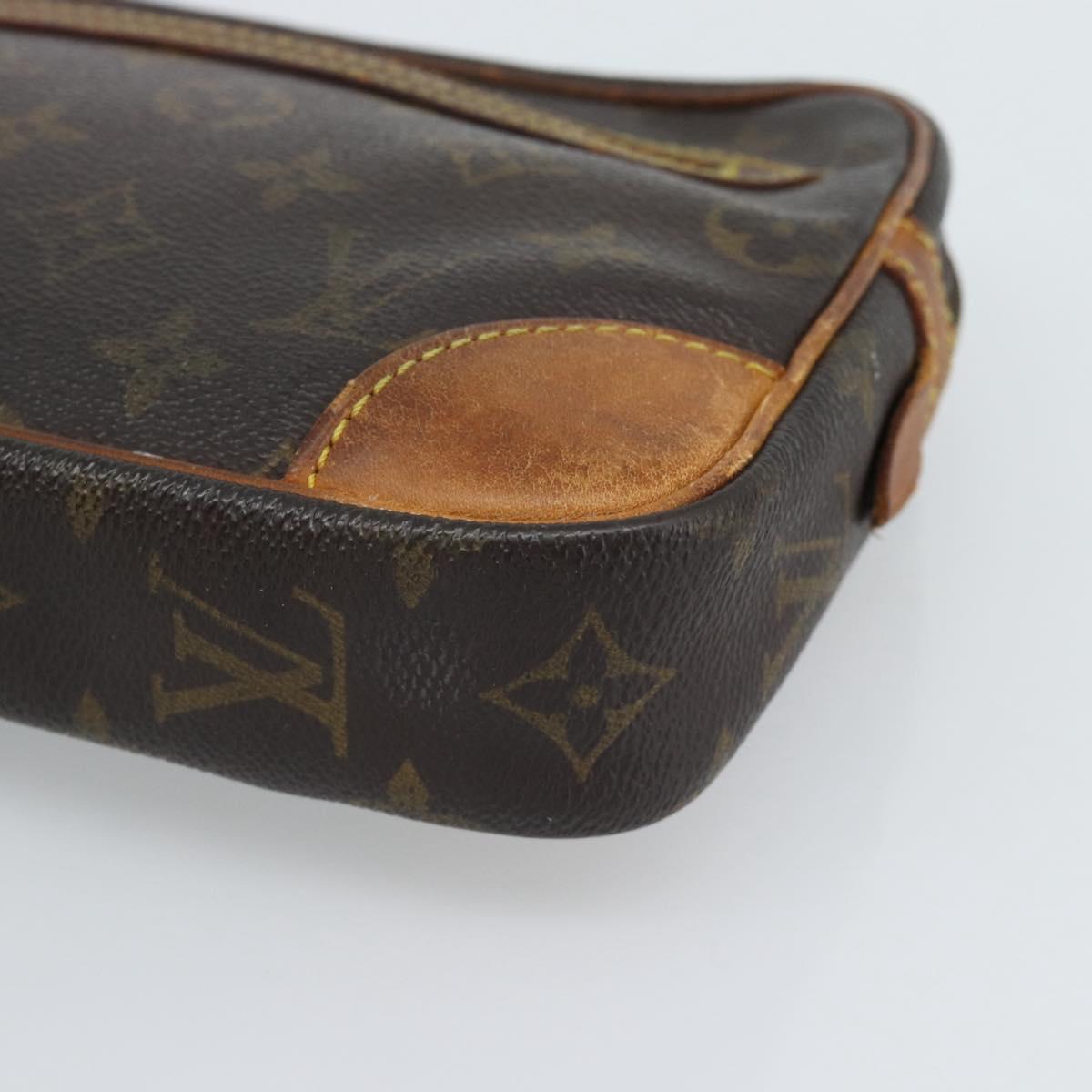 LOUIS VUITTON Monogram Marly Dragonne GM Clutch Bag M51825 LV Auth 86775
