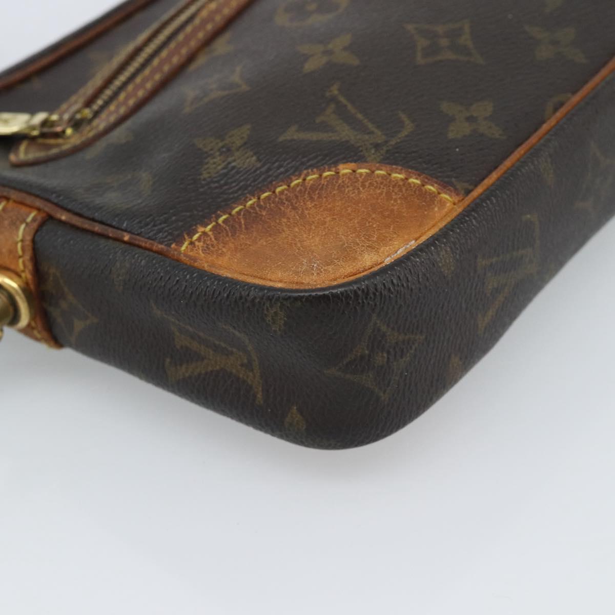 LOUIS VUITTON Monogram Marly Dragonne GM Clutch Bag M51825 LV Auth 86775