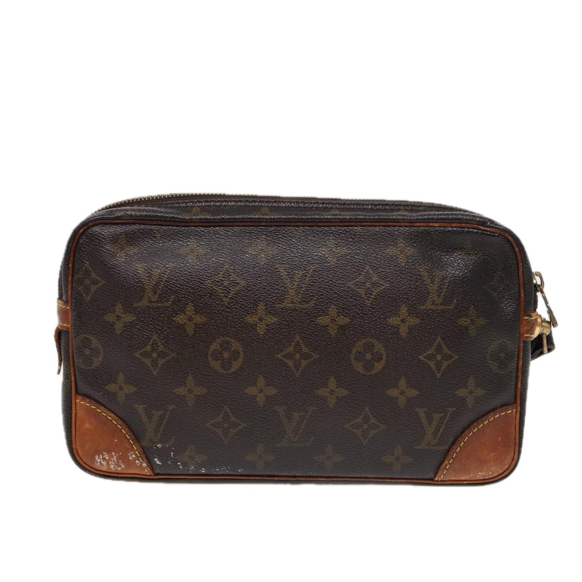 LOUIS VUITTON Monogram Marly Dragonne GM Clutch Bag M51825 LV Auth 86775