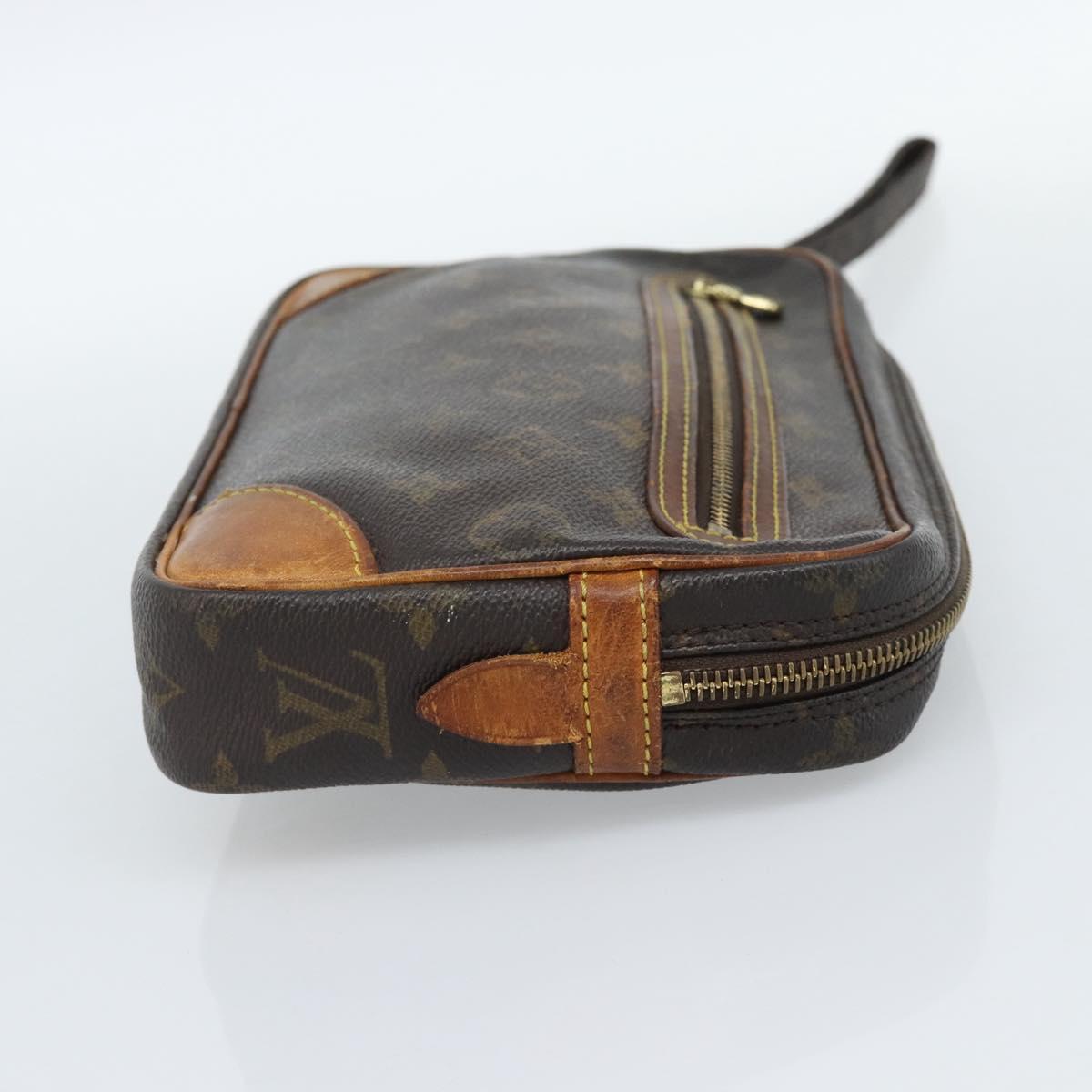 LOUIS VUITTON Monogram Marly Dragonne GM Clutch Bag M51825 LV Auth 86775