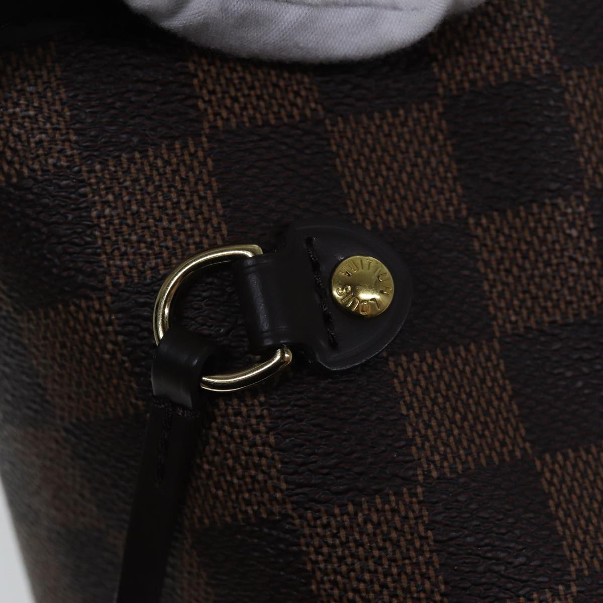LOUIS VUITTON Damier Ebene Neverfull GM Tote Bag N51106 LV Auth 86989SA