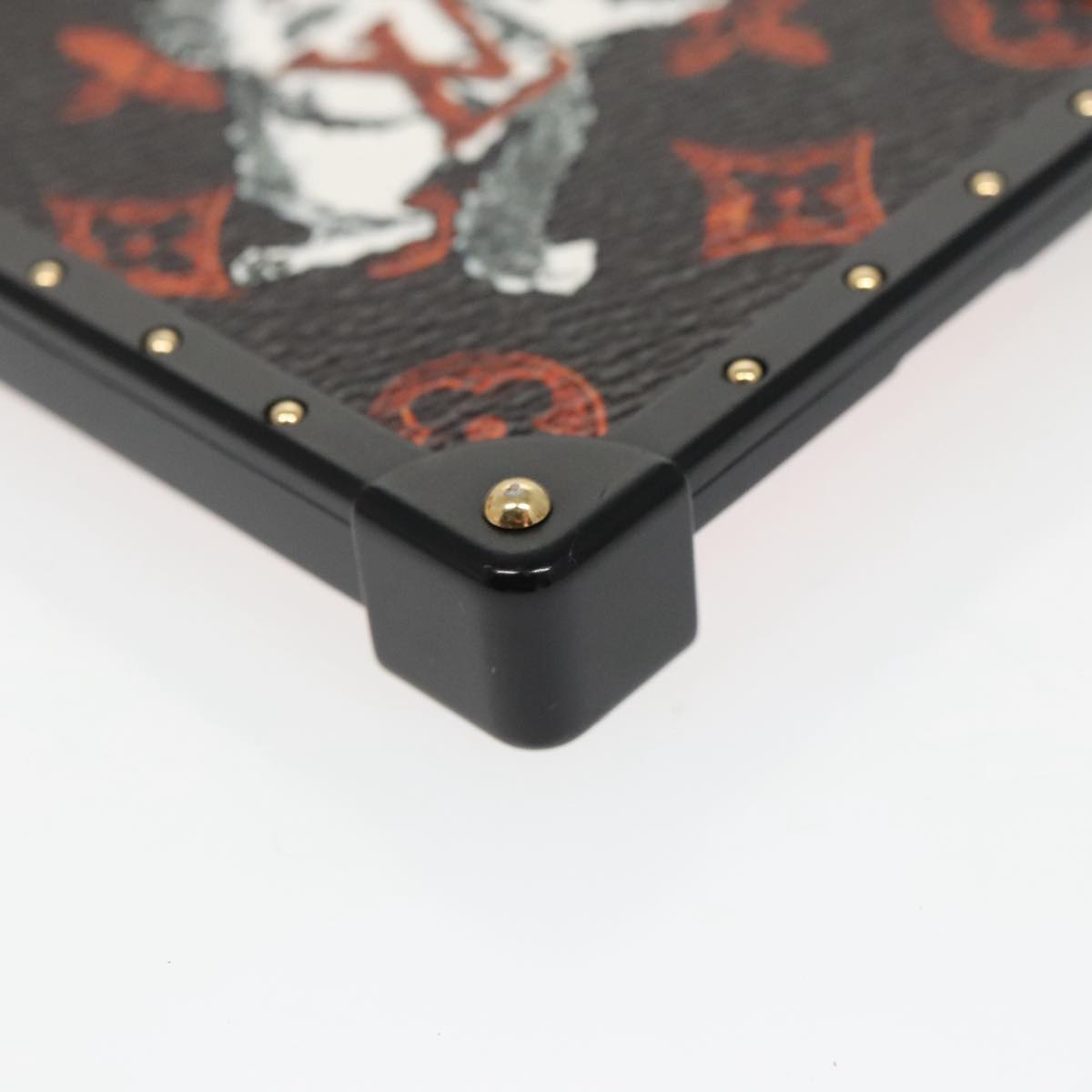 LOUIS VUITTON Transformed Monogram Cat iphone X Eye Trunk M63891 LV Auth 87378