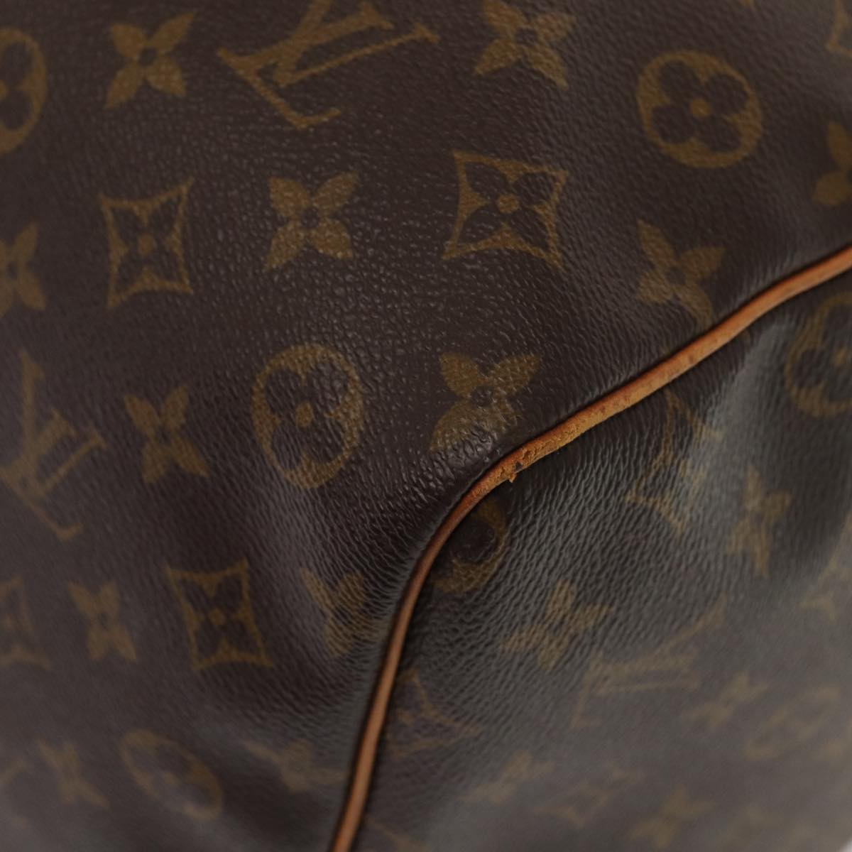 LOUIS VUITTON Monogram Keepall 60 Boston Bag M41422 LV Auth 87415