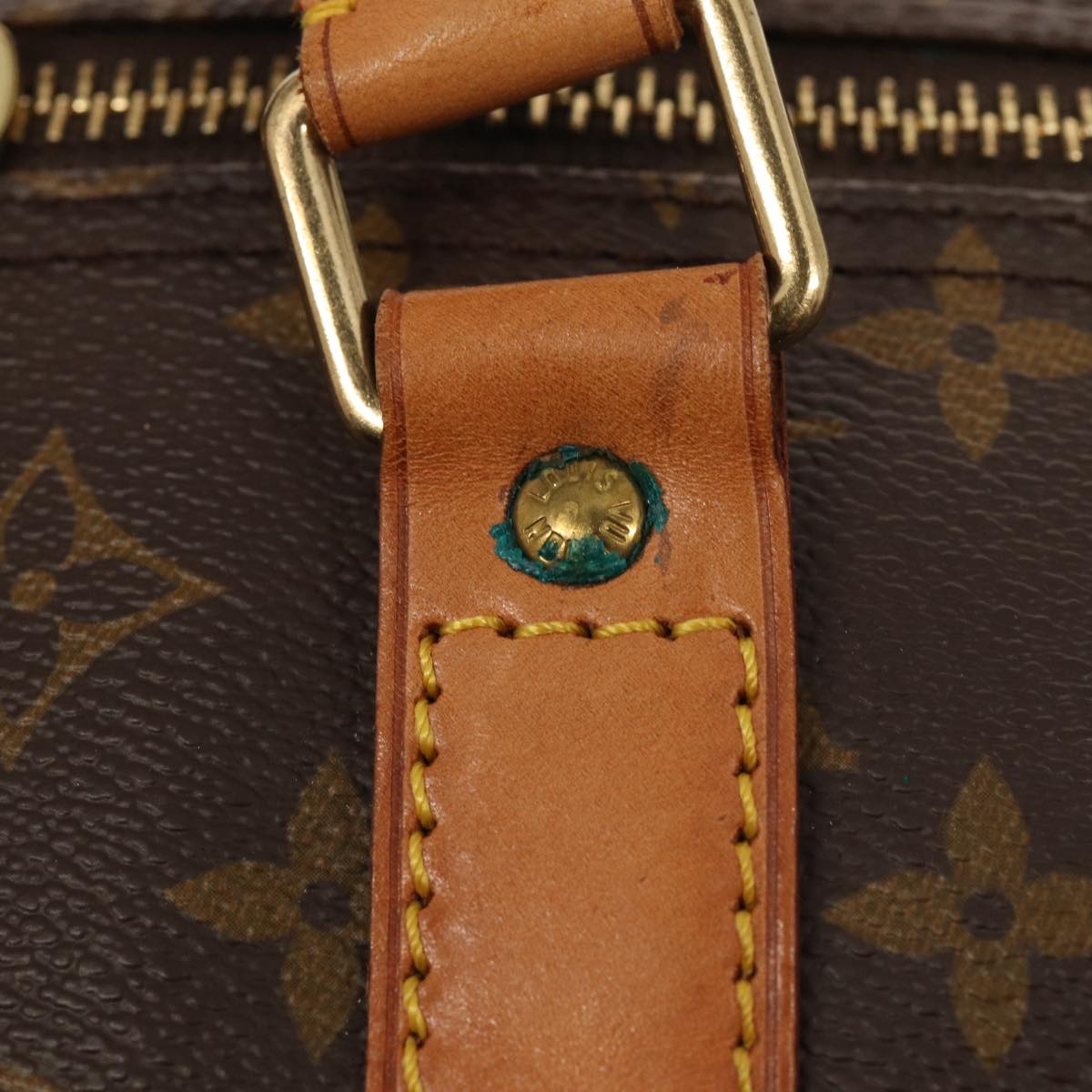 LOUIS VUITTON Monogram Keepall 60 Boston Bag M41422 LV Auth 87415