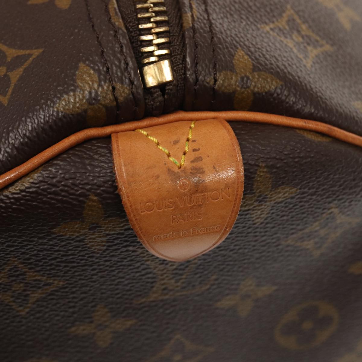 LOUIS VUITTON Monogram Keepall 60 Boston Bag M41422 LV Auth 87415