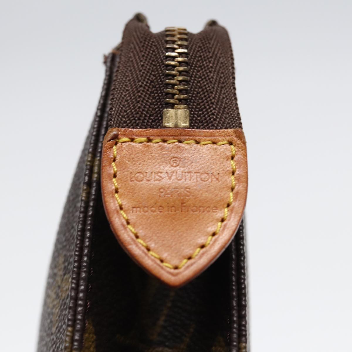 LOUIS VUITTON Monogram Poche Toilette 15 Pouch M47546 LV Auth 87458