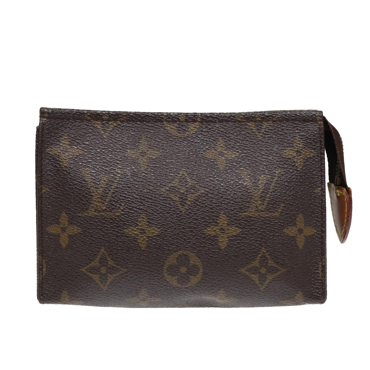 LOUIS VUITTON Monogram Poche Toilette 15 Pouch M47546 LV Auth 87460