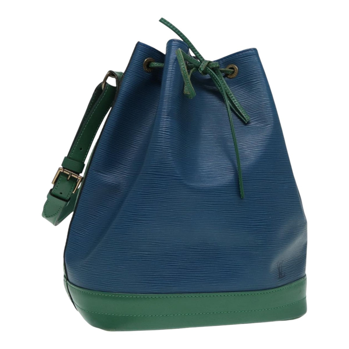 LOUIS VUITTON Epi Noe Shoulder Bag Bicolor Green Blue M44044 LV Auth 87511